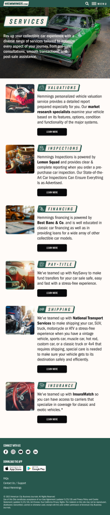 Services Landing Page_tablet