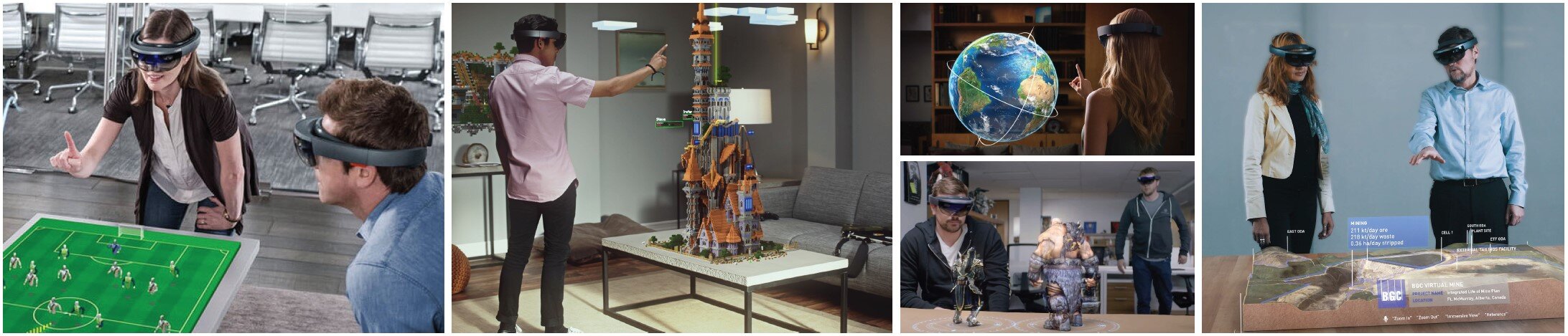 Mixed reality experience moodboard