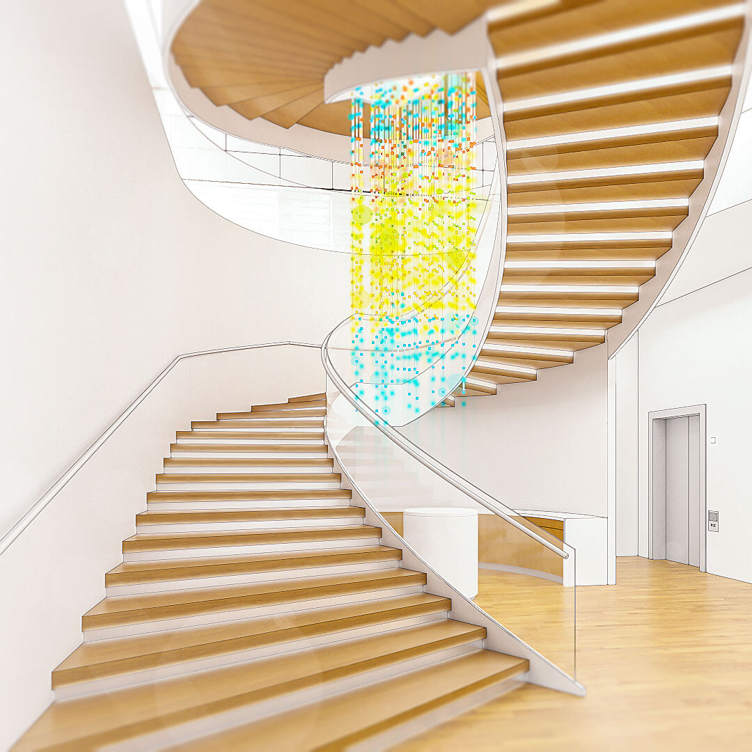 Digital chandelier concept exploration one