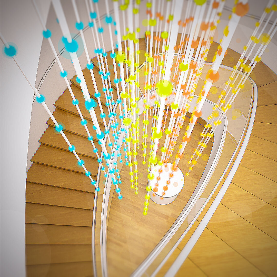 Digital chandelier concept exploration two